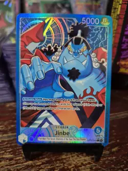 Jinbe (Alternate Art) Leader The Azure Sea's Seven OP14-040 Mint One Piece - Image 1