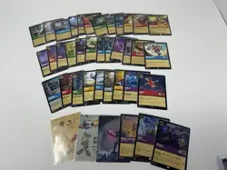 Lot Of Disney Lorcana Cards | 3 Holo | 2 Sketch | Mickey Mouse | Winnie The Pooh - Image 1