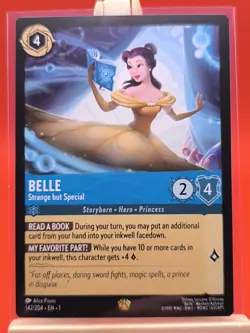 Belle Strange but Special 142/204 Legendary First Chapter Disney Lorcana Card - Image 1