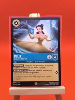 Belle Strange but Special 142/204 Legendary First Chapter Disney Lorcana Card - Image 2