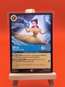 Belle Strange but Special 142/204 Legendary First Chapter Disney Lorcana Card - Image 3