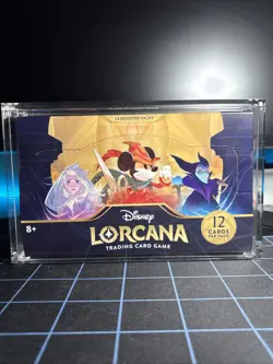 Disney Lorcana: The First Chapter - Booster Box - New Sealed With Acrylic Case - Image 1