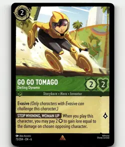 Disney Lorcana Go Go Tomago - Darting Dynamo - Azurite Sea - Image 1