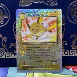 Dark Raichu Legendary Reverse Holo #7/110 Rare WOTC Pokemon TCG Card Firework LP - Image 1