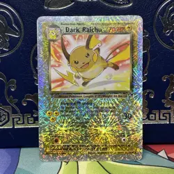 Dark Raichu Legendary Reverse Holo #7/110 Rare WOTC Pokemon TCG Card Firework LP - Image 2