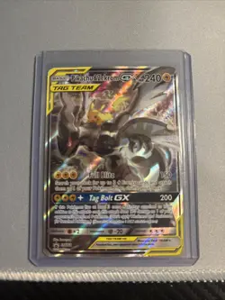 Pokemon TCG Pikachu & Zekrom GX Black Star Promo Card SM168 🔥🔥 - Image 1