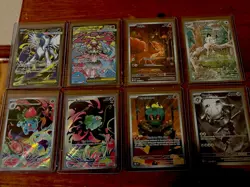 Pokemon TCG Mega Evolution 8 Card Set Near Mint Full Art & Illustration Rare - Image 1