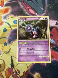 1x Pokemon TCG Mime Jr. HGSS Call Of Legends 47/95 Regular Uncommon Card LP - Image 1