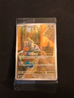 Sealed Mimikyu 075 Sv: Scarlet & Violet Promo Cards Holo - Image 1