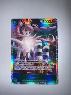 Perona OP14-033 (SR) - The Azure Sea's Seven Super Rare Foil Card (NM+) - Image 1
