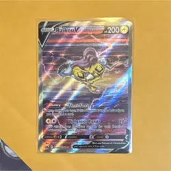 Pokemon Raikou V Ultra Rare Full Art Holo Card Crown Zenith GG41/GG70 200 HP - Image 1