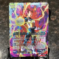 SSG Vegeta Crimson Warrior P-360 Leader Foil Dragon Ball Super Card Game | NM - Image 1