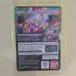 Bandai Monkey.D.Luffy US Voyage Promo Full Art Holo P-055 One Piece CCG Card - Image 2