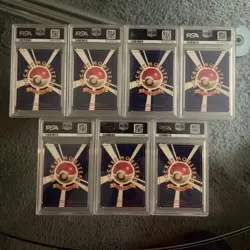 Pokemon 1996 Japanese Base Set No Rarity Lot of 7 Cards (All PSA 8) - Image 2