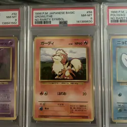Pokemon 1996 Japanese Base Set No Rarity Lot of 7 Cards (All PSA 8) - Image 5