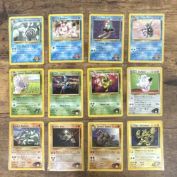 Pokemon Gym Heroes Non-Holo Rares Lot 12 Cards mostly NM! - Image 1