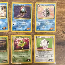 Pokemon Gym Heroes Non-Holo Rares Lot 12 Cards mostly NM! - Image 3