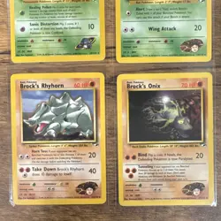 Pokemon Gym Heroes Non-Holo Rares Lot 12 Cards mostly NM! - Image 4