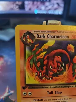 Pokemon Dark Charmeleon TCG Card 32/82 1st Edition Rocket LP+ Clean! - Image 2