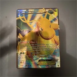 Pokemon Dragonite EX Full Art Ultra Rare Holo 108/111 XY - Furious Fists Card - Image 1