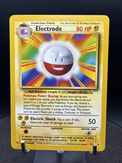 Electrode - Base Set - 21/102 - Rare - Pokemon Card - Image 1