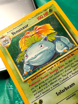 Pokemon Base Set Venusaur 15/102 Holo Base Set MP Pokemon Card - Image 3