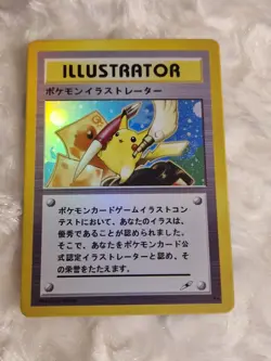 1996 Pokemon Jap Illustrator Holo Card Promo Pikachu Charmander Japanese - Image 2