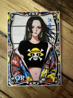 One Piece CCG Goddess Boa Hancock Metal Card - T-Shirt Skull & Bones /98 - Image 1