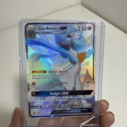 Gardevoir GX Rare Ultra Holo Full Art Pokemon Card SV75/SV94 Hidden Fates Set - Image 1