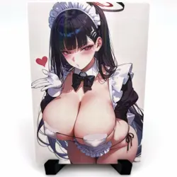 Blue Archive Rio Tsukatsuki Sexy Anime Waifu Girl Lewd Goddess Story Art Card - Image 1
