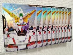 Gundam Card Game Newtype Rising R003 C+ Resource Unicorn Gundam 10set Foil jp - Image 1