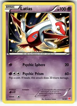Latias (#14 Non-Holo) 14/30 XY Trainer Kit: Latias & Latios LP Pokemon Card TCG - Image 1