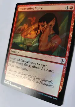 Tormenting Voice FOIL Mtg MISPRINT. The foil layer is from another card. - Image 4