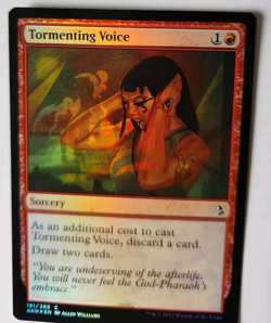 Tormenting Voice FOIL Mtg MISPRINT. The foil layer is from another card. - Image 5