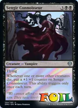 Sengir Connoisseur 0104 MTG Dominaria United Uncommon NP Foil - Image 1