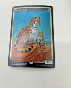 Ocelot Pride - Textless Full Art Store Championship Promo MTG - Image 1