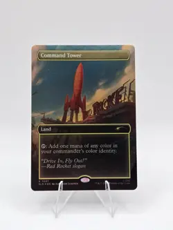 Command Tower (7097) Fallout Secret Lair Drop Foil MTG Near Mint - Image 1