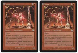 Anger x2 2x 2002 Judgment Red Uncommon Creature MTG NM AZ2 - Image 1