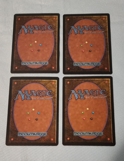 MTG Magic 4 x Brainstorm - Christopher Rush - Artist Signed - Ice Age - Image 2