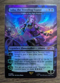 MTG Luka, the Traveling Sound - Liliana of the Dark Realms Rainbow Foil SL NM - Image 1