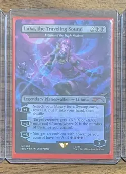 MTG Luka, the Traveling Sound - Liliana of the Dark Realms Rainbow Foil SL NM - Image 2