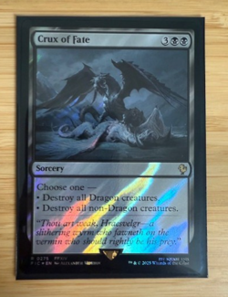 Magic the Gathering: Crux of Fate (Surge Foil) Commander: Final Fantasy Foil NM - Image 1