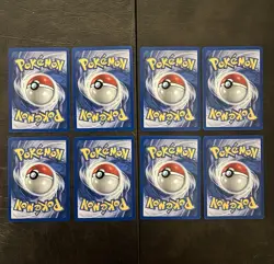 Pokemon Gym Heroes Rare Non-Holo Complete TRAINER Set 97-104. Near Mint - Image 2