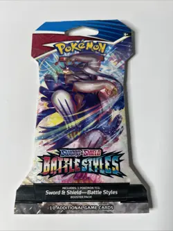 Pokemon TCG Sword & Shield: Battle Styles Sleeved Booster Pack - Image 1
