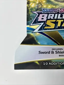 Pokemon Brilliant Stars Sleeved Booster Pack Factory Sealed Sword Shield TCG - Image 5
