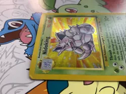 1999 WOTC Pokemon BASE SET NIDOKING HOLO 11/102 RARE! MP - Image 3