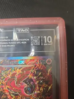 Pokemon Oricorio ex 024 TAG 10 GEM MINT Tied For Highest Score 988 - Image 2