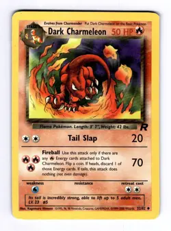 Dark Charmeleon Team Rocket #32 (2000) Uncommon LP Pokemon - Image 1