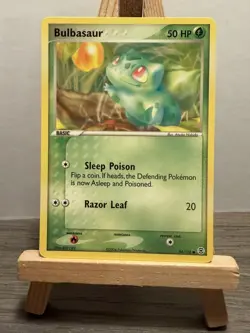 Pokemon TCG Bulbasaur EX FireRed & LeafGreen 54/112 Regular Common Non Holo - Image 1