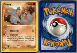 2003 Pokemon, EX Ruby & Sapphire #62/109 Phanpy, Common - Image 1
